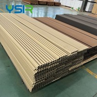 Panneau mural imperméable et résistant aux UV Linyi Yansen 219*26mm Revêtement extérieur en WPC Décoration Convient pour les murs extérieurs