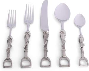 Ensemble de couverts modernes en acier inoxydable pour hôtel, cuillère, fourchette, couteau, couverts de mariage élégants avec finition miroir, idéal pour les restaurants - Product Image 1