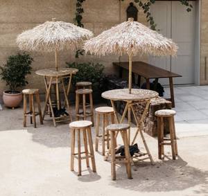 Sombrilla Ecológica de Bambú con Techo de Paja, Parasol para Patio, Jardín, Terraza, para Hoteles y Resorts, Precio al por Mayor Kingcraftviet - Product Image 6