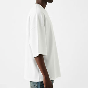 Camiseta de Cuello Redondo de Color Sólido, 100% Algodón Jersey, Personalizada OEM/ODM, con Logotipo Serigrafiado, Ligera - Product Image 5