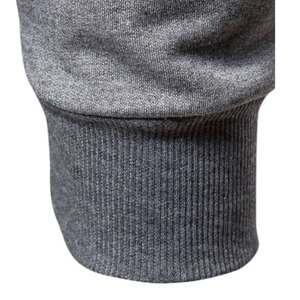 เสื้อฮู้ดผู้ชายใส่สบายสำหรับออกกำลังกายในฤดูหนาว ผ้าฝ้ายฟลีซ 100% สีพื้น จำนวนมาก - Product Image 5