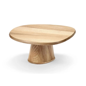 High Selling Decorative Single <b>Tier</b> Plated Serving Wooden <b>Cake</b> Stand Custom Shape <b>Cake</b> Serving Stand for Birthdays & Weddings - Product Image 5