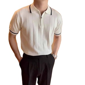 เสื้อโปโลผู้ชาย พรีเมียม แขนสั้น ผ้าฝ้าย คอปกเรียบหรู ทรงพอดีตัว สไตล์ลำลองสุดหรู สำหรับใส่ทำงานหรือเดินทาง - Product Image 6