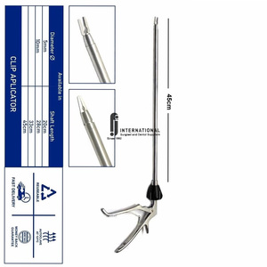 Clip Applicator 45cm Surgical <b>Instrument</b> Manual Reusable for General Surgery CE Certified - Product Image 6