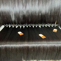 Siap untuk dikirim harga grosir ekstensi rambut pakan manusia mentah 100% rambut manusia Vietnam tulang lurus tahan lama halus halus