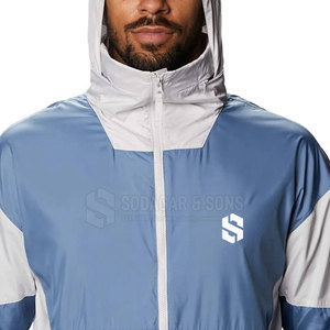 Breathable <b>Running</b> <b>Jacket</b> With Full Zip Closure And Secure Side Pockets Windproof <b>Running</b> <b>Jacket</b> - Product Image 5