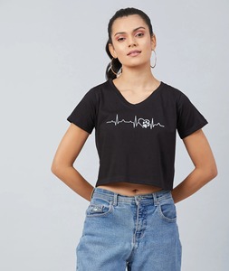 Camiseta corta de algodón para mujer con hombros caídos, corte holgado y oversize, manga corta, cuello redondo, estilo casual streetwear - Product Image 6