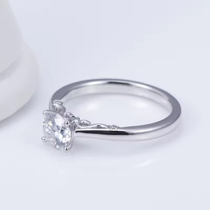 0.8 Carat round 18k Solid Gold <b>Ring</b> Fine Jewelry <b>Rings</b> <b>Men</b> Luxury Birthday Gift Fashion Style Colored Lab Diamond - Product Image 2