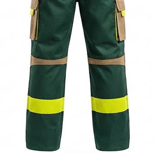 Overoles Industriales de Alta Visibilidad con Franjas Reflectantes para Hombre, Pantalones de Trabajo Resistentes para Mecánicos - Product Image 3