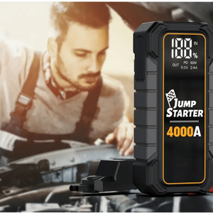 20000mAh 12V batteria auto ricarica rapida USB luce di salto di avviamento 4000 amplificatore di picco con 3.54*1.8*7.84 di dimensioni - Product Image 4