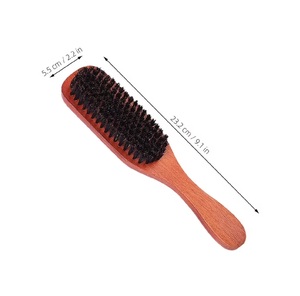 แปรงโกนหนวดสำหรับผู้ชายยี่ห้อ Maclura Retailer Sin-soft พร้อมหวีจัดแต่งทรงเครา ขนแปรงนุ่มทำจากขนหมูป่า วัสดุไม้ สำหรับดูแลเส้นขนบนใบหน้า  รับทำโลโก้ตามสั่ง - Product Image 4