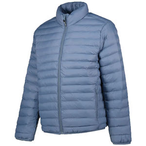 Chaqueta de burbujas personalizada para hombre con capucha, acolchada, impermeable, gruesa y cálida para invierno. - Product Image 1