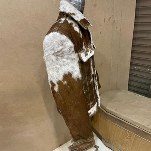 เสื้อแจ็คเก็ตหนังวัวผู้ชายลำลอง เสื้อแจ็คเก็ตหนังวัวอุ่นสบายมีสไตล์สำหรับใส่ในชีวิตประจำวันช่วงฤดูหนาว เสื้อแจ็คเก็ตหนังวัว - Product Image 6