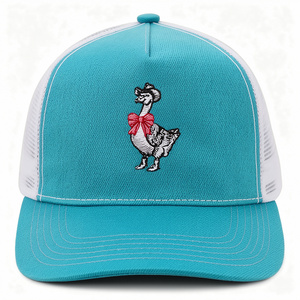 Casquette de camionneur 5 panneaux en maille avec broderie 3D étoile, casquette de sport unisexe tendance, prête à être expédiée, Birlag Sports - Product Image 3