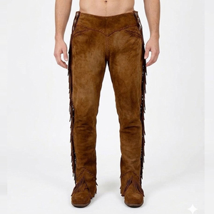 Chaps en cuir suédé imperméables et coupe-vent de qualité supérieure, best-sellers, chaps en cuir suédé sur mesure, chaps en cuir synthétique fabriqués sur mesure - Product Image 5