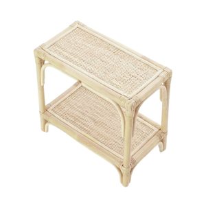 Wholesale Square Rattan Doll Table Natural Woven Toy Furniture Factory Price Hot Sale Professional Handcrafted Accessories - Product Image 1