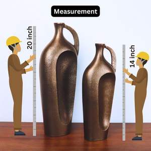 Jarrón de Flores de Aluminio Art Deco Hecho a Mano, Ligero, Resistente al Óxido, Decoración Personalizada para el Hogar de Pascua, Venta al por Mayor - Product Image 2