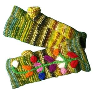 Gants et moufles d'hiver en laine avec doublure en polaire - Product Image 2