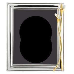 Cadre photo de luxe en aluminium style fleur dessus de table carré créatif personnalisé décoratif bonne qualité vente en gros d'usine - Product Image 1