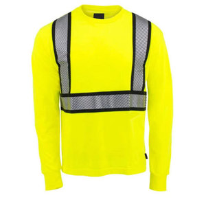 Premium Quality Safety Sweatshirt ANSI Class 2 Waterproof Reflective Clothing Logo Offering Comfort Durability High Visibility - Product Image 1