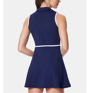 Ensemble 2 pièces pour femmes, style tendance, jupe sans manches au-dessus du genou avec impression personnalisable, ensemble de tennis de haute qualité - Product Image 6