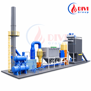 Chaudière à vapeur industrielle à tube d'eau à tambour unique, à haute efficacité, alimentée à la biomasse, type CFB - Product Image 1