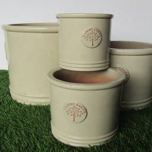 Ecova Style-Nuevo Modelo de maceta de cerámica esmaltada para exteriores, para decoración del hogar y jardín - Product Image 1