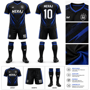 Custom Sublimation Soccer Uniform Breathable Quick Dry Sleeveless 360g Training Wear Football Team Jersey <b>Shorts</b> 100% Cotton - Product Image 3