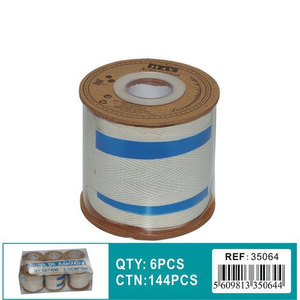 Nastro di cotone Ilan 2,5 cm x 8 m con motivo a spina di pesce per lavori artigianali - Product Image 2