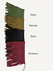 Minifalda Tribal |   Falda de Algodón con Flecos Deshilachados |   Ropa Bohemia para Festivales Estilo Gitano |   Falda de hada élfica en capas para mujer - Product Image 3