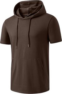 Ropa Deportiva, Ropa de Gimnasio, Ropa Urbana, Conjunto de Dos Piezas, Sudadera con Capucha Extra Grande, Pantalones Cortos Deportivos, Ligeros - Product Image 6