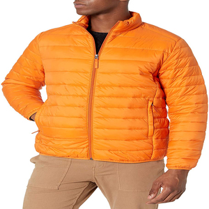 OEM ODM Custom Logo <b>Men's</b> Winter Outdoor Waterproof Windproof Quilted Canvas Cotton Liner <b>Safari</b> <b>Jacket</b> Polyester Filling <b>Men</b> - Product Image 2