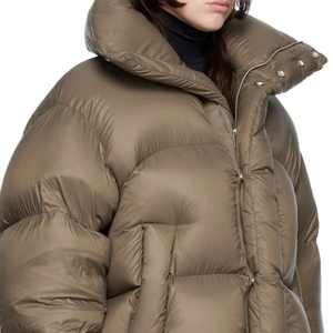 Veste d'hiver rembourrée en duvet, veste matelassée surdimensionnée en duvet pour femmes et filles - Product Image 4