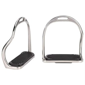 Estribos de Equitación de Alta Calidad 2026, Acero Inoxidable, Reposapiés de Goma, Diseño Antideslizante, Comodidad y Seguridad para Deportes Ecuestres - Product Image 6