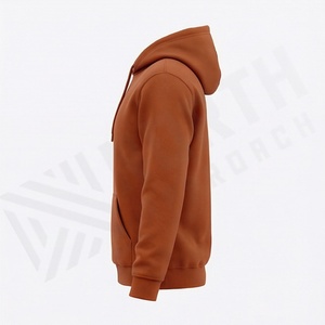 Fabricant OEM, Vente en gros : Sweat à capuche unisexe épais 100% Coton pour homme, avec logo personnalisé, poche, couleurs variées, pour l'hiver - Product Image 3