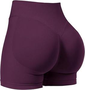 Wholesale High Waist Seamless <b>Women</b> Gym <b>Shorts</b> Tummy Control Athletic Fitness Workout Activewear <b>Short</b> Pants OEM ODM - Product Image 5