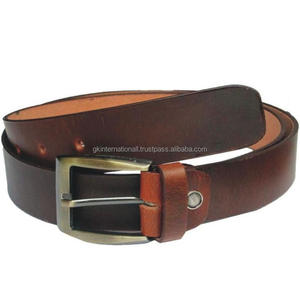 Diseño personalizado hecho a mano de alta resistencia de los hombres de moda cinturón casual de cuero y accesorios a precio al por mayor - Product Image 6