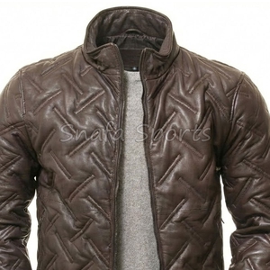 OEM Custom Winter Fashion <b>Shearling</b> <b>Bomber</b> Biker Leather <b>Jackets</b> for Men In Wholesale Price High Quality - Product Image 3