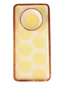 Bandeja de Madera Minimalista, Bandeja de Servir Contemporánea, Elegante Bandeja de Madera, Accesorios de Lujo para el Hogar, Accesorios de Cocina de Madera - Product Image 5
