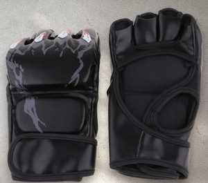 Guantes Profesionales de MMA para Sparring, de Cuero, Transpirables, Ecológicos, Ligeros, Antideslizantes, con Cierre de Gancho y Bucle - Product Image 4