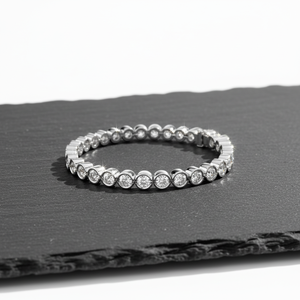 Pulsera de tenis de diamantes con bisel de oro, plata de ley, joyería fina clásica, elegante y de lujo, regalo para mujer, brillo atemporal - Product Image 4