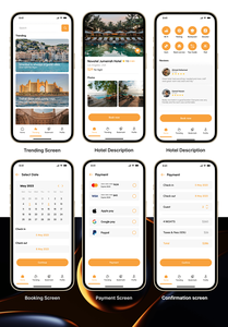 Application mobile de réservation de voyages pour les vols, les hôtels, les packages, paiements sécurisés, mises à jour en temps réel, compatible MAC//Linux, en stock - Product Image 2
