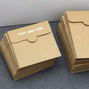 Bolsas de Papel Kraft Grueso, Bolsas Cuadradas de Cartón Reciclado para Cintas, Espejos, Tarjetas, Embalaje Promocional Ecológico - Product Image 1