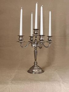 Handmade Gold <b>Candelabra</b> 5 Arms Luxury Candle Holder For Wedding Occasion Decoration Table Display Centerpiece Items - Product Image 3