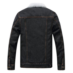 Mens Denim Jacket Wholesale Latest Fashion Vintage Style Distressed <b>Jean</b> Jacket Loose Fit Breathable Winter Casual - Product Image 3