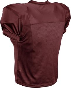 Maillot de football blanc col en V en maille polyester léger unisexe adulte pour entraînement de pré-saison - Product Image 4