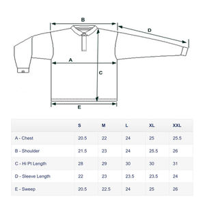 Maillot de rugby respirant à manches longues pour homme, uni, personnalisable, antibactérien et à séchage rapide, idéal pour l'école et l'université - Product Image 6