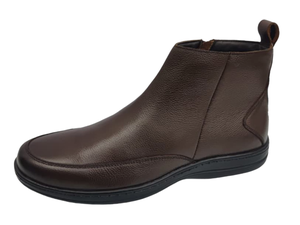 Botas Chelsea para Hombre Grant, Parte Superior de Cuero Milled, Forro de Malla, Suela de TPR, Cómodas, Punta Cerrada, Antideslizantes - Product Image 4