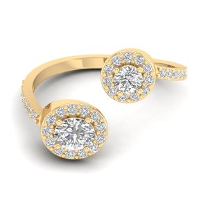 REYES Luxury Fine Jewellery Wholesale 925 Sterling <b>Silver</b> Moissanite Eternity <b>Rings</b> <b>Adjustable</b> Size Women Engagement <b>Rings</b> - Product Image 1