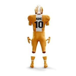 Kits de pratique de Match de jeunesse à bas quantité minimale de commande livraison rapide ensembles d'uniformes de vêtements de sport personnalisés maillot de Football américain sublimé de haute qualité - Product Image 2